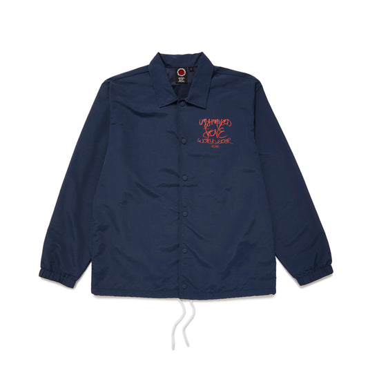 Veste d'entraîneur de tournée classique bleu marine