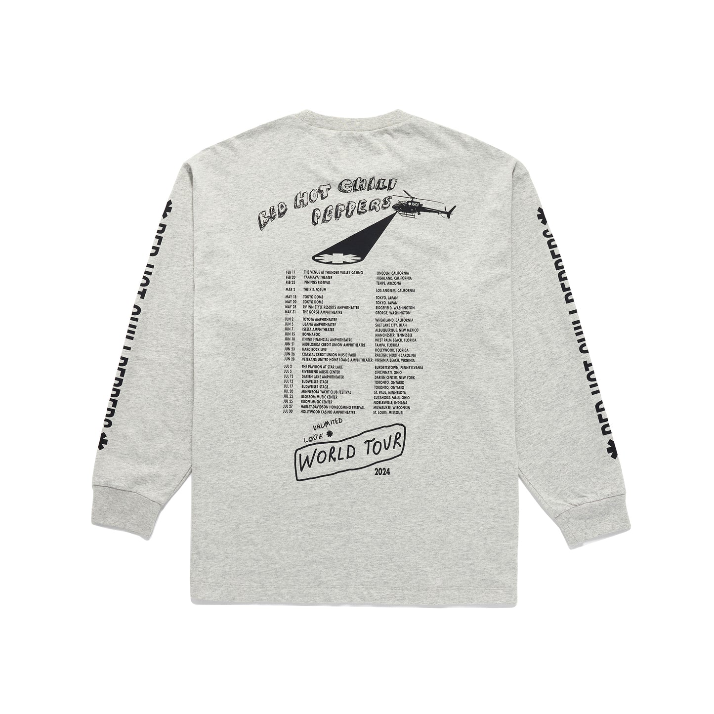 Sexy Time Long Sleeve Tee - Heather Grey