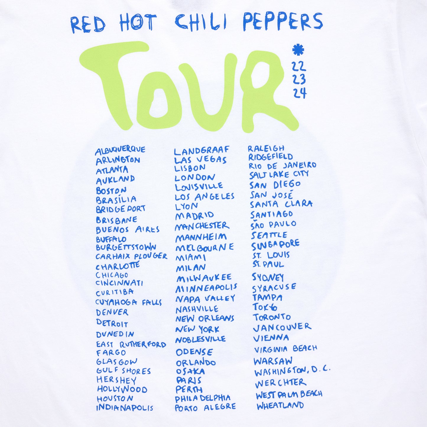 Camiseta Classic Tour 2024 - Azul/Menta