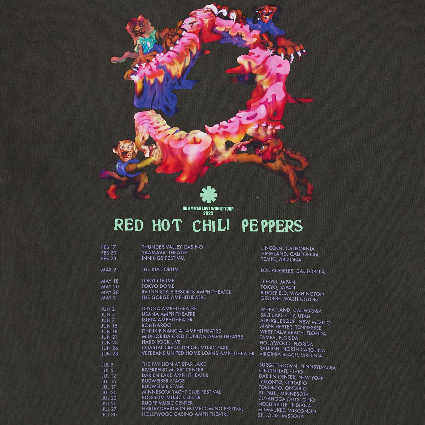 Classic Logo Dream Canteen Tee - Rainbow