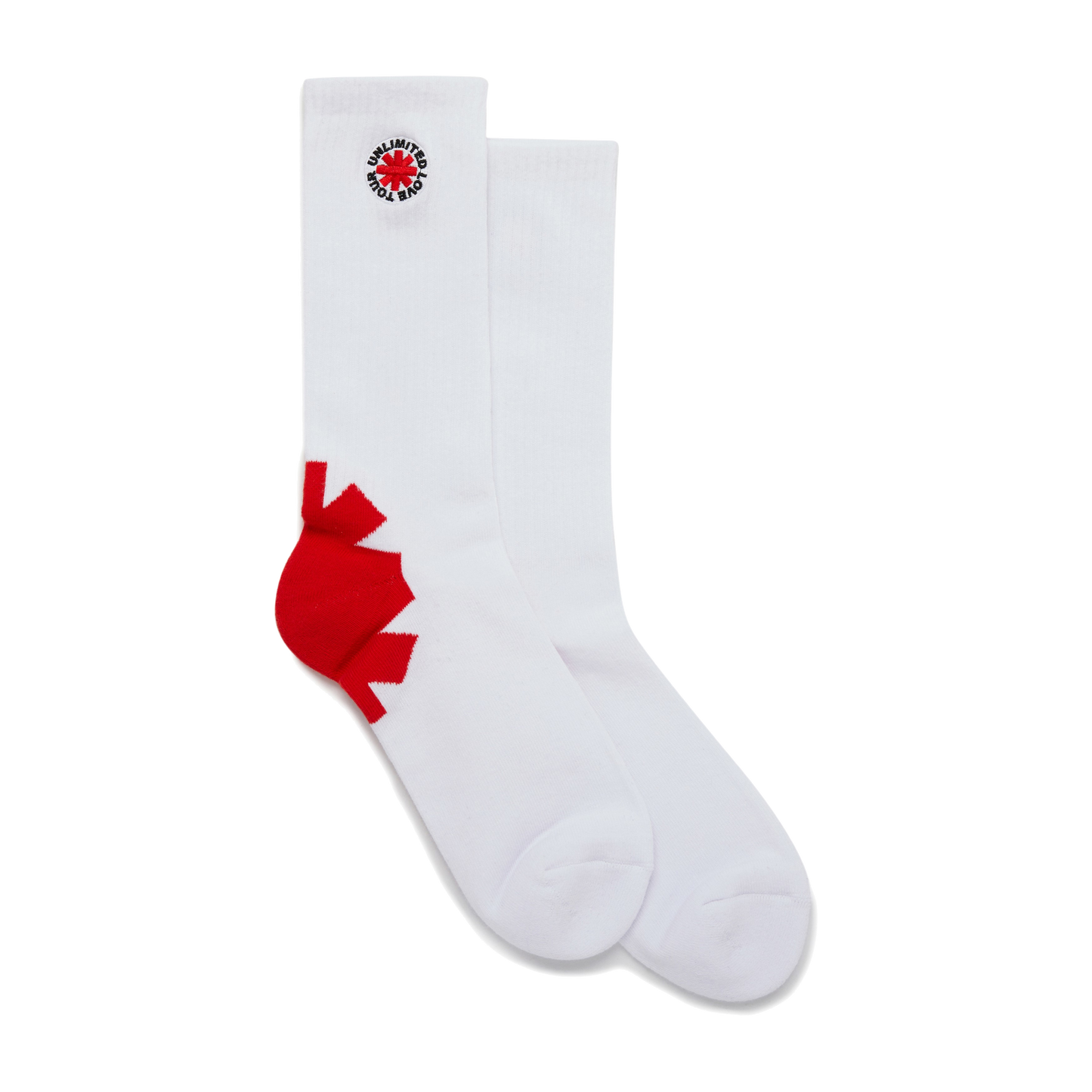 Asterisk Socks White
