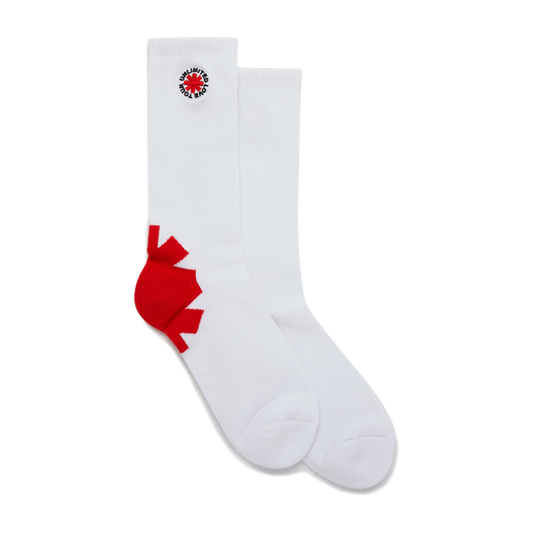 Asterisk Socks White