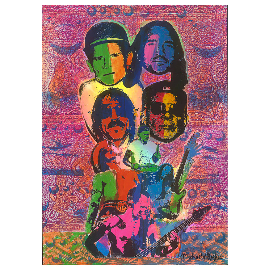 Special Edition Michael Rios 'Celestial' Art Poster – Red Hot Chili Peppers