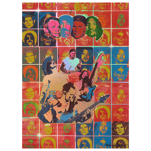 Special Edition Michael Rios 'Happy Squares' Art Poster