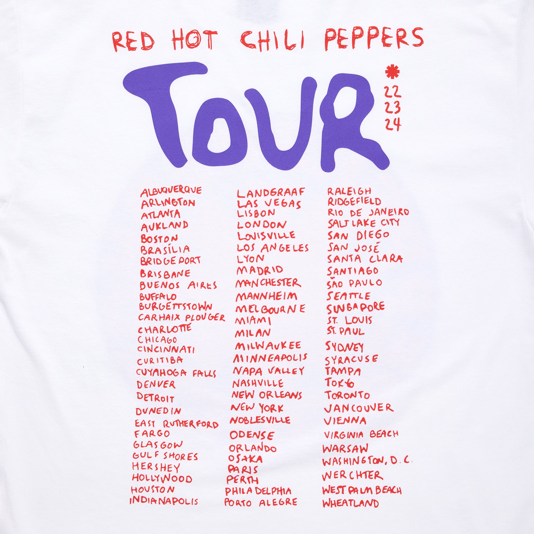 Classic Tour Tee 2024 - Purple/Red