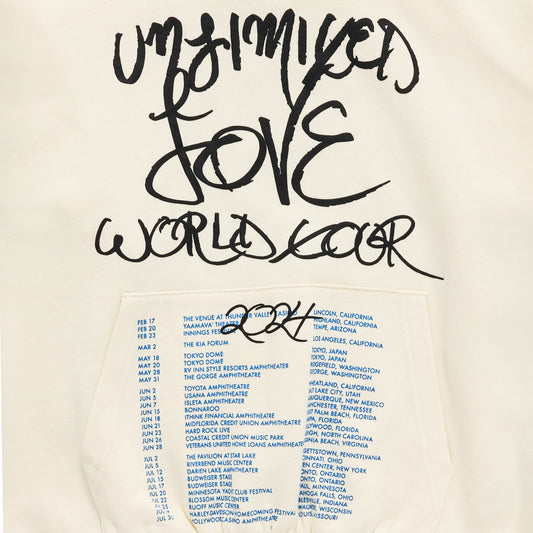 Unlimited Love USA Tour Hoodie 2024 - Black/Blue