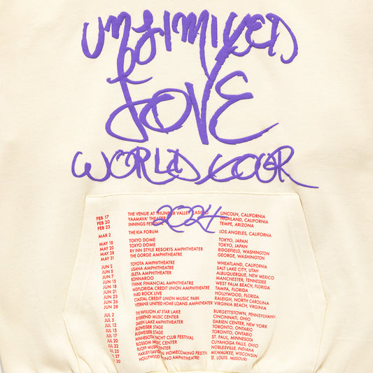 Unlimited Love USA Tour Hoodie 2024 - Purple/Red