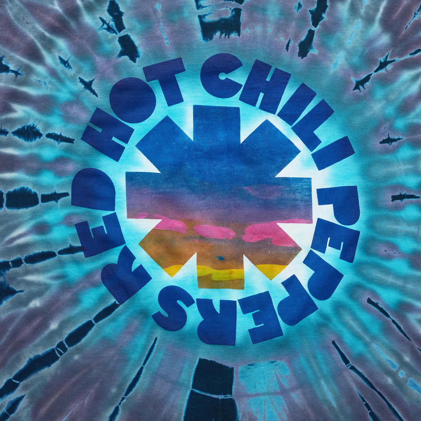 RHCP x Freaktopia Tie Dye Tee - Ocean