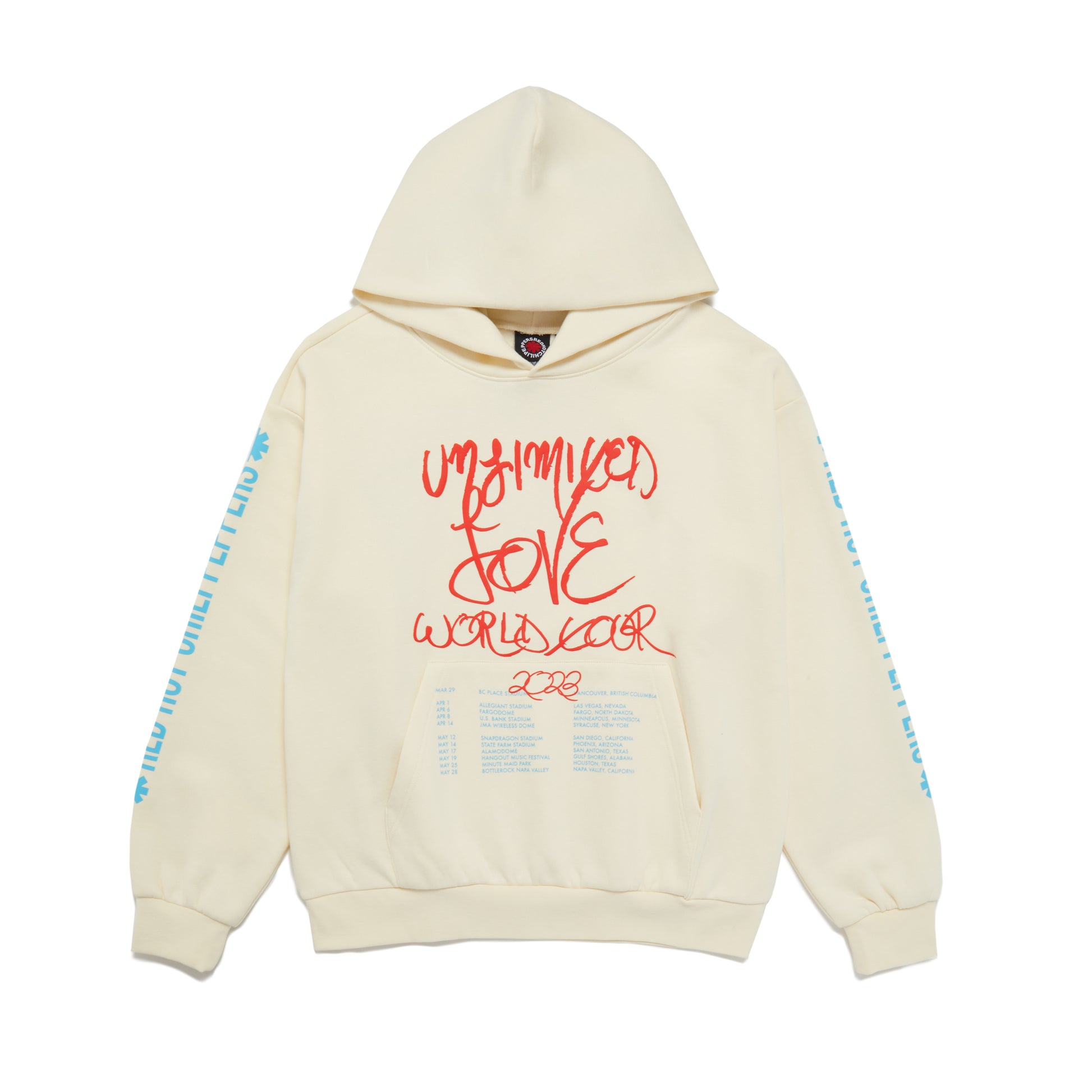 Unlimited Love USA Tour Hoodie – Red Hot Chili Peppers
