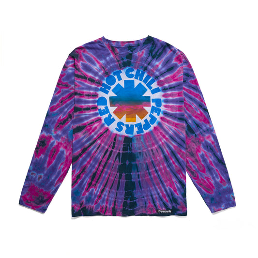 RHCP x Freaktopia Tie Dye Long Sleeve - Ultraviolet