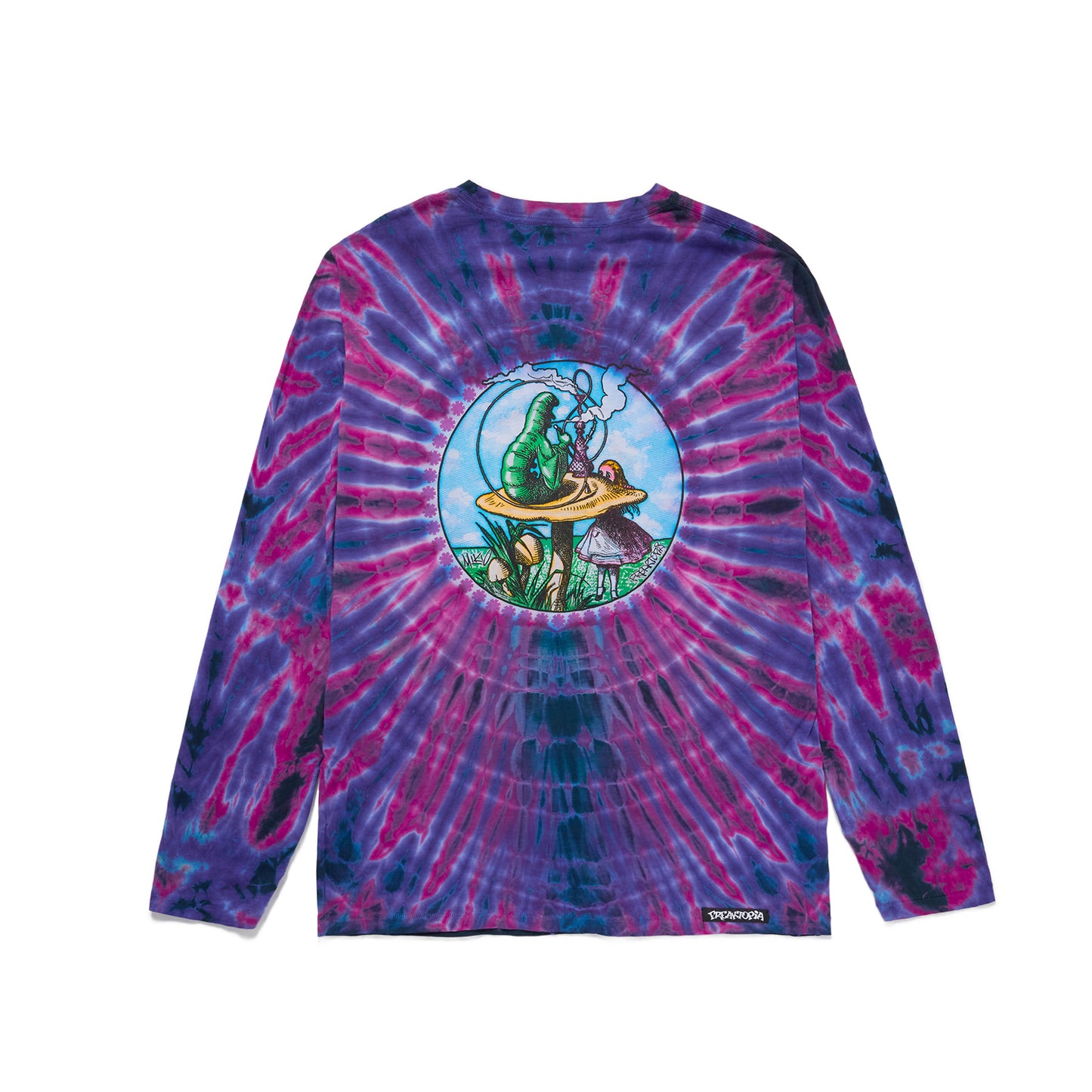 RHCP x Freaktopia Tie Dye Long Sleeve - Ultraviolet