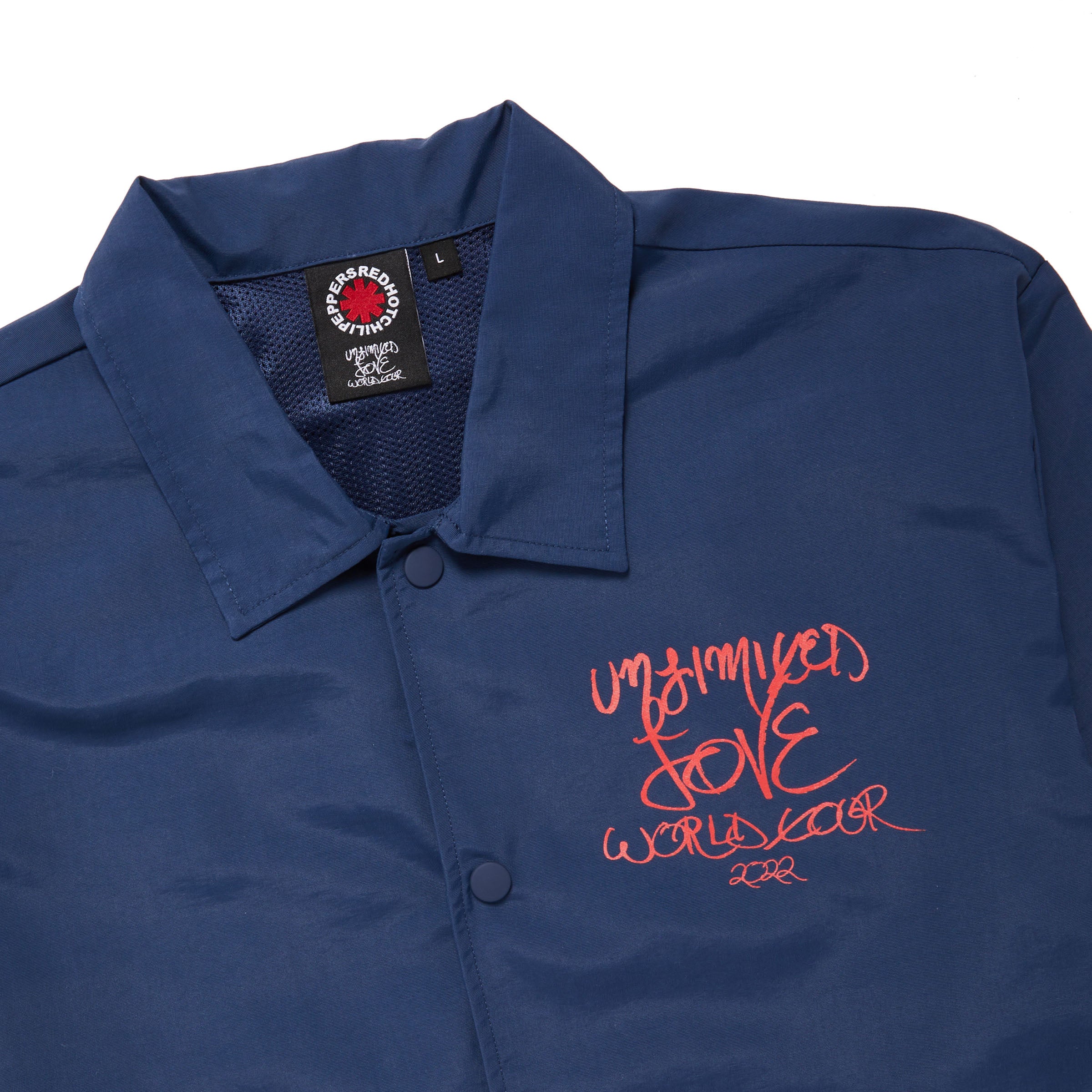 Pappers Facket Classic Tour Coach Jacket Navy – Red Hot Chili Peppers