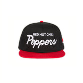 Peppers Snapback Hat - Black/Red