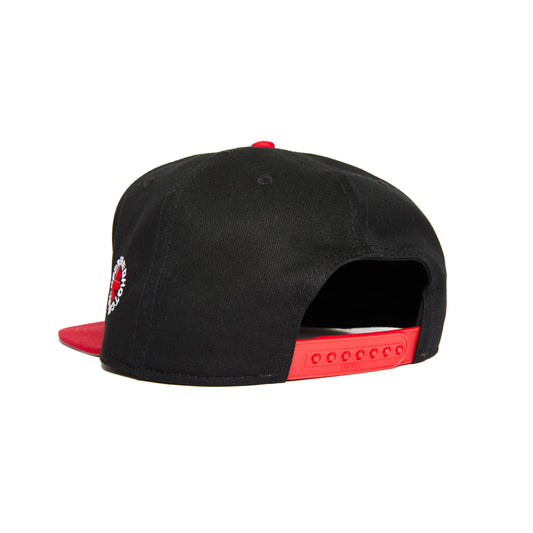 Peppers Snapback Hat - Black/Red
