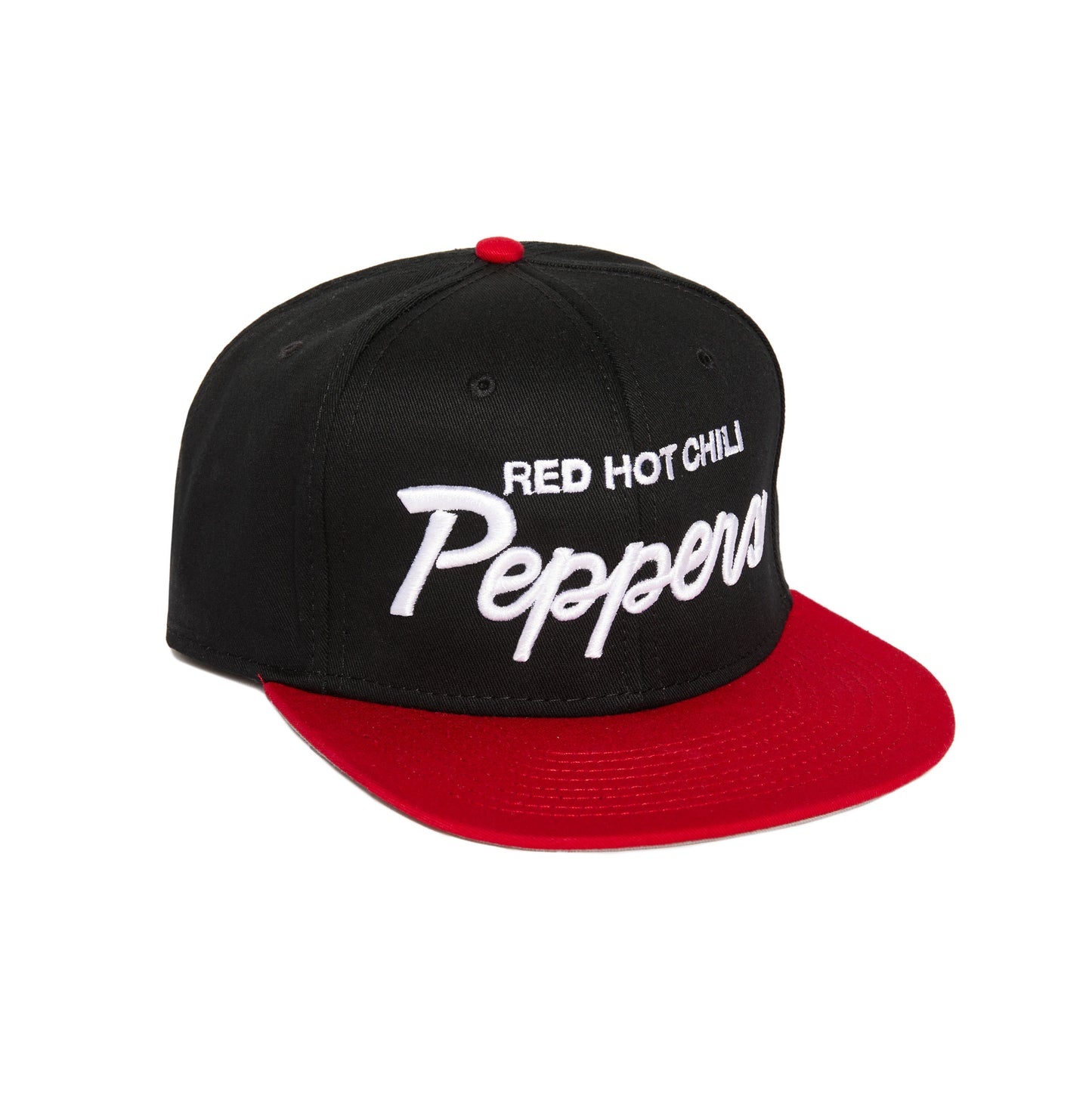 Peppers Snapback Hat - Black/Red