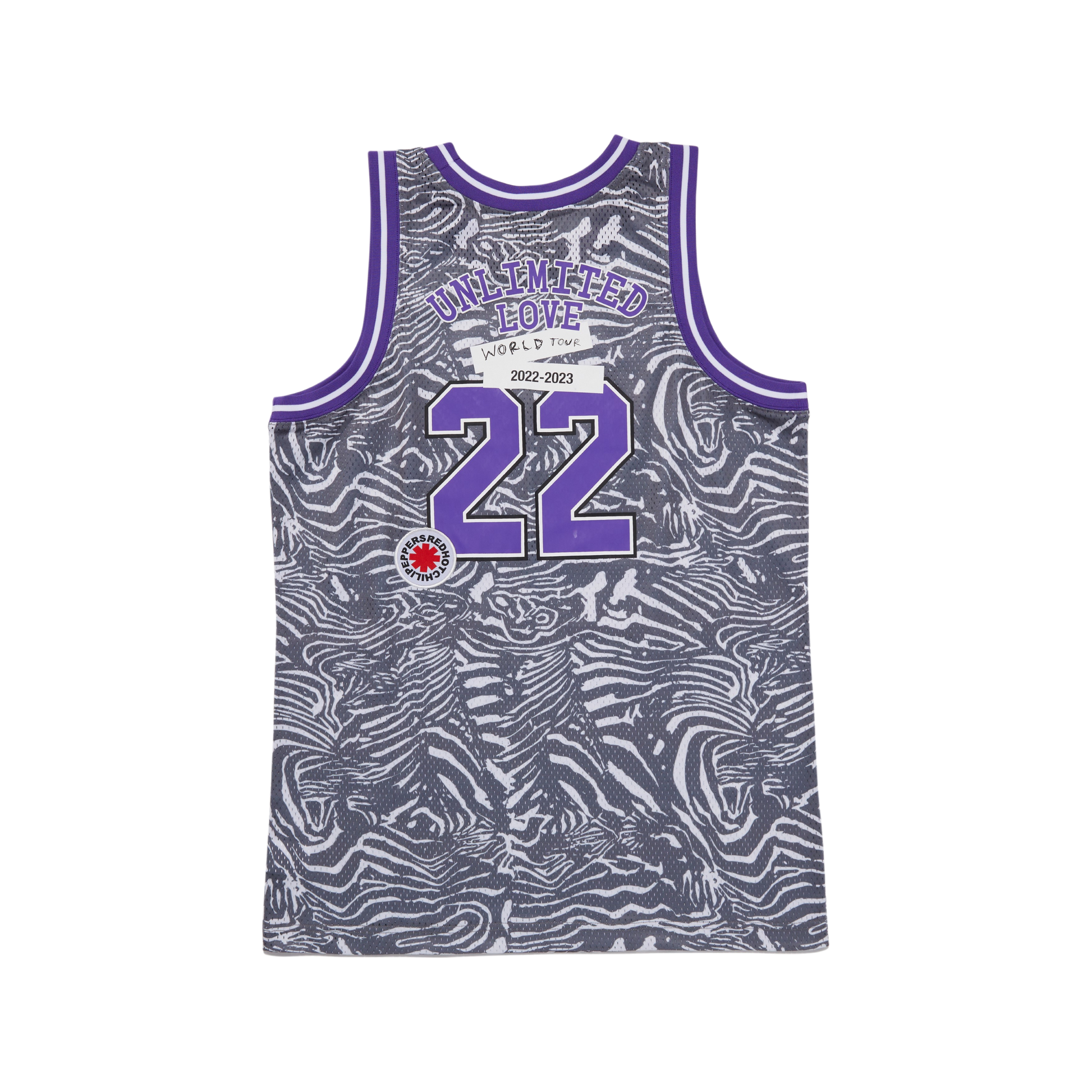ファングッズ Red Hot Chili Peppers Basketball Jersey Peppers Basketball Jersey – Red Hot Chili Peppers