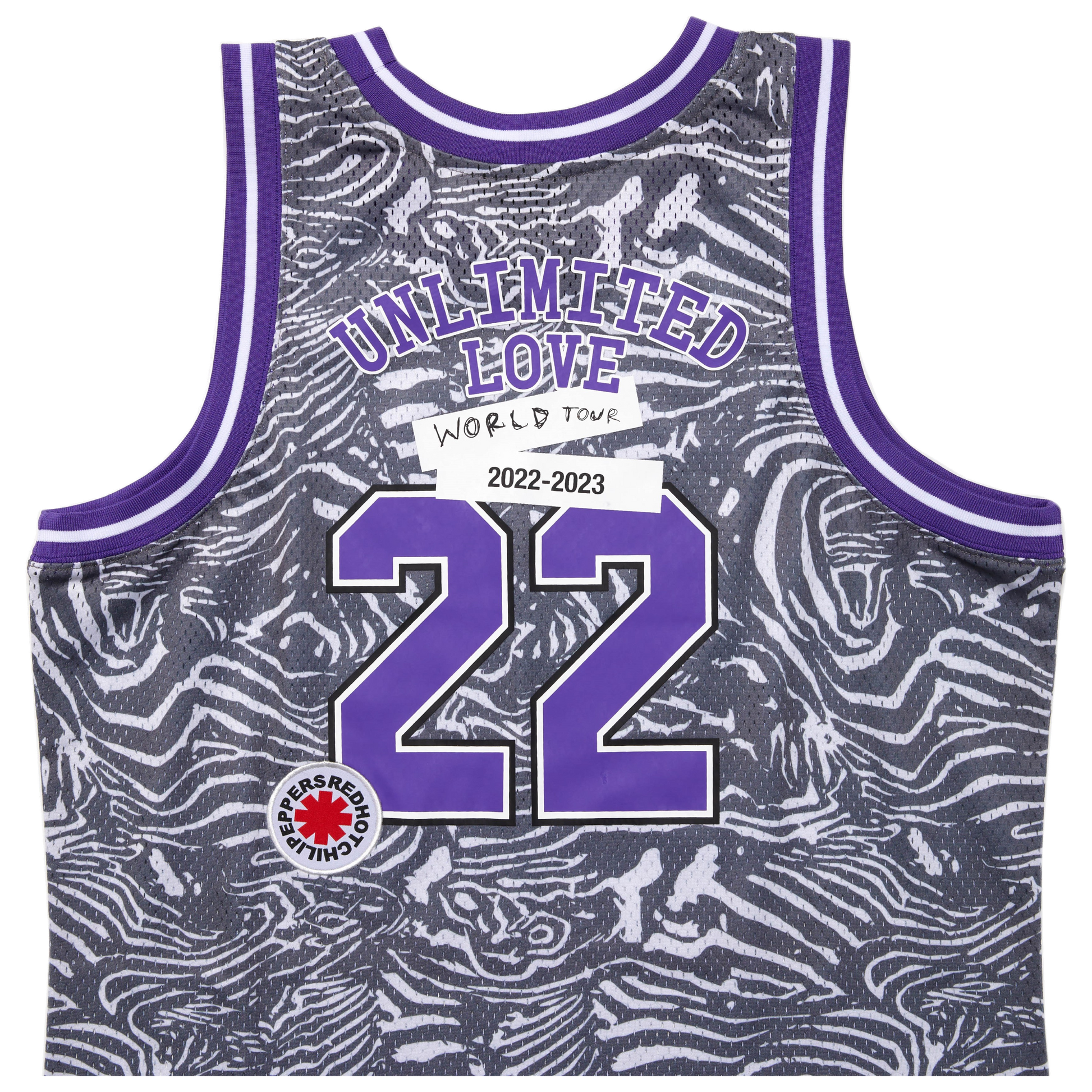 ファングッズ Red Hot Chili Peppers Basketball Jersey Peppers Basketball Jersey – Red Hot Chili Peppers