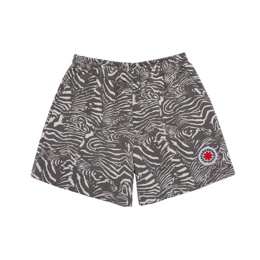 Zebra Asterisk Fleece Short